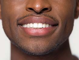 Closeup of a man smiling