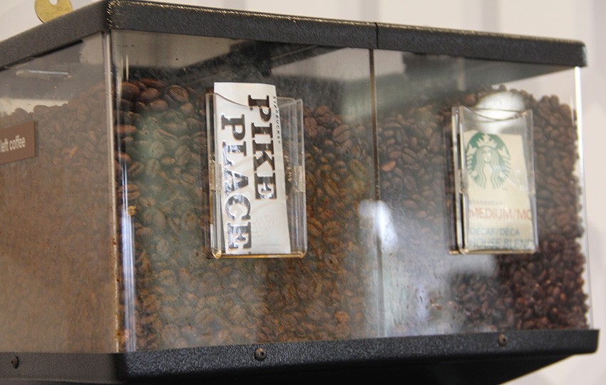 Coffee dispenser in dental waiting area